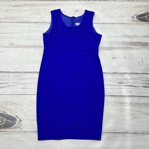 Miss Cristina Dress Cobalt Blue Sleeveless Midi Size 3XL - Picture 2 of 13